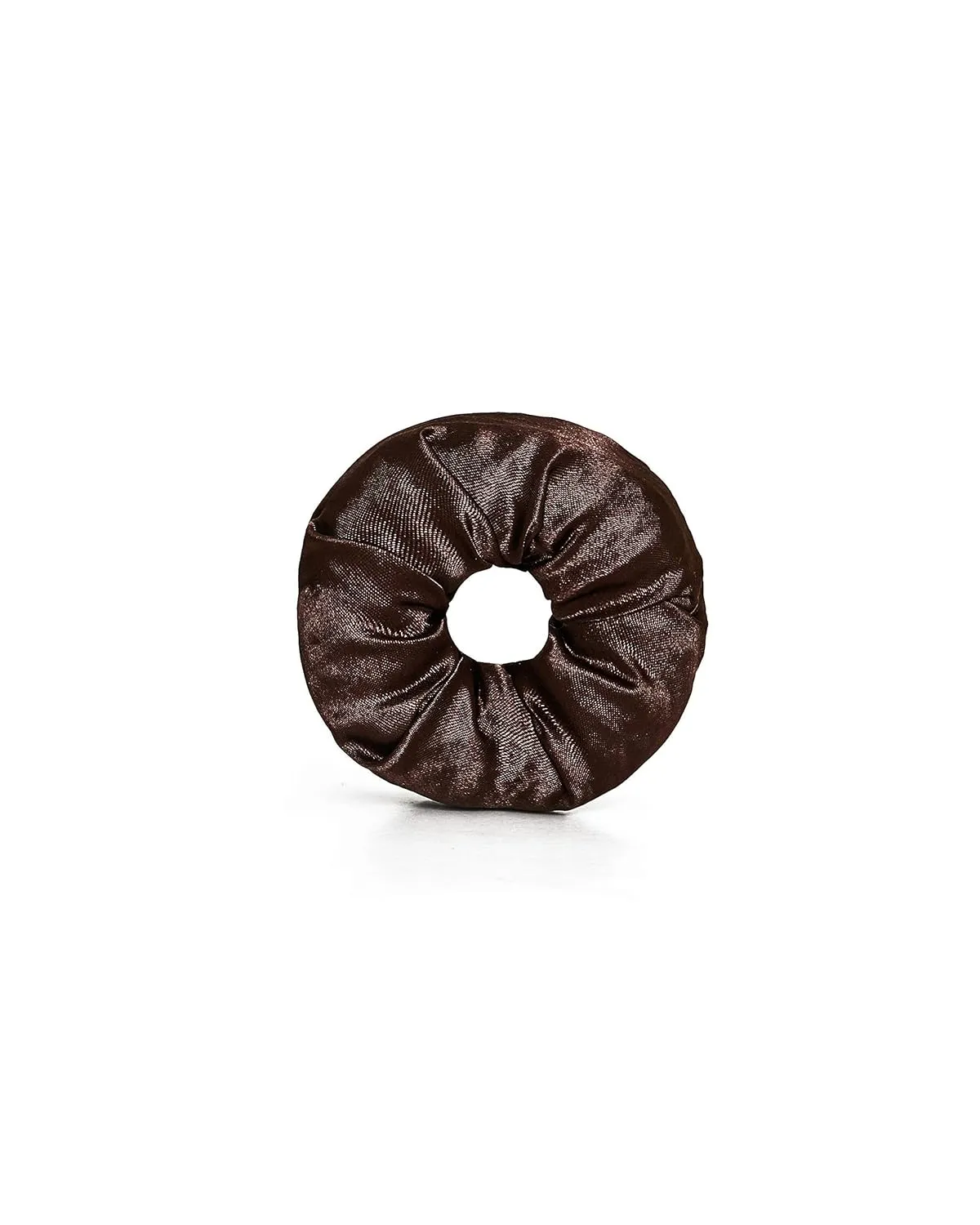 100% Satin Hair Bun for Soft Comfortable Protects Your Ends & Helps Retain Moisture Easy to Style and Great for Military Ballet and Business (1 Medium, Chocolate Brown)