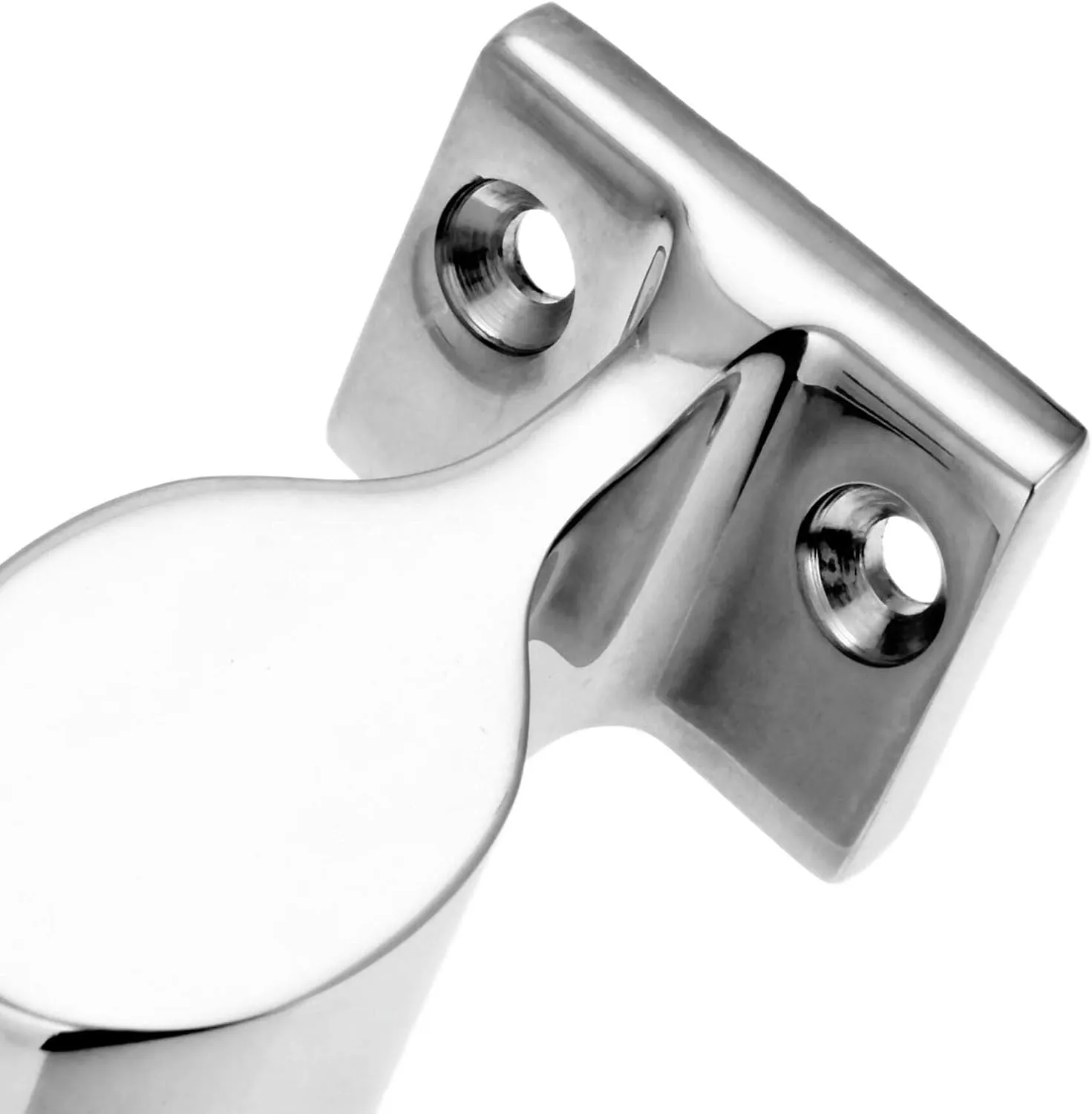 1/2 Pcs 60° Marine Boat 316 Stainless Steel 7/8" Hand Rail Fitting Left Front Support Bracket Stanchion Hardware for 22mm Tube