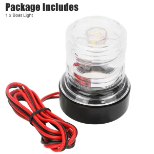 12V Marine Boat Yacht LED Navigation Light Stern Anchor Lamp All Round Whit