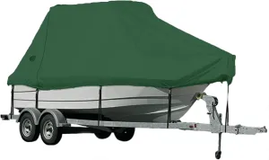 19-21ft Waterproof Boat Cover 420d Marine Grade Oxford Cloth V-Hull Boat Mooring Cover Dust-Proof Anti-Uv Protection Trailerable T-Top Boat Cover
