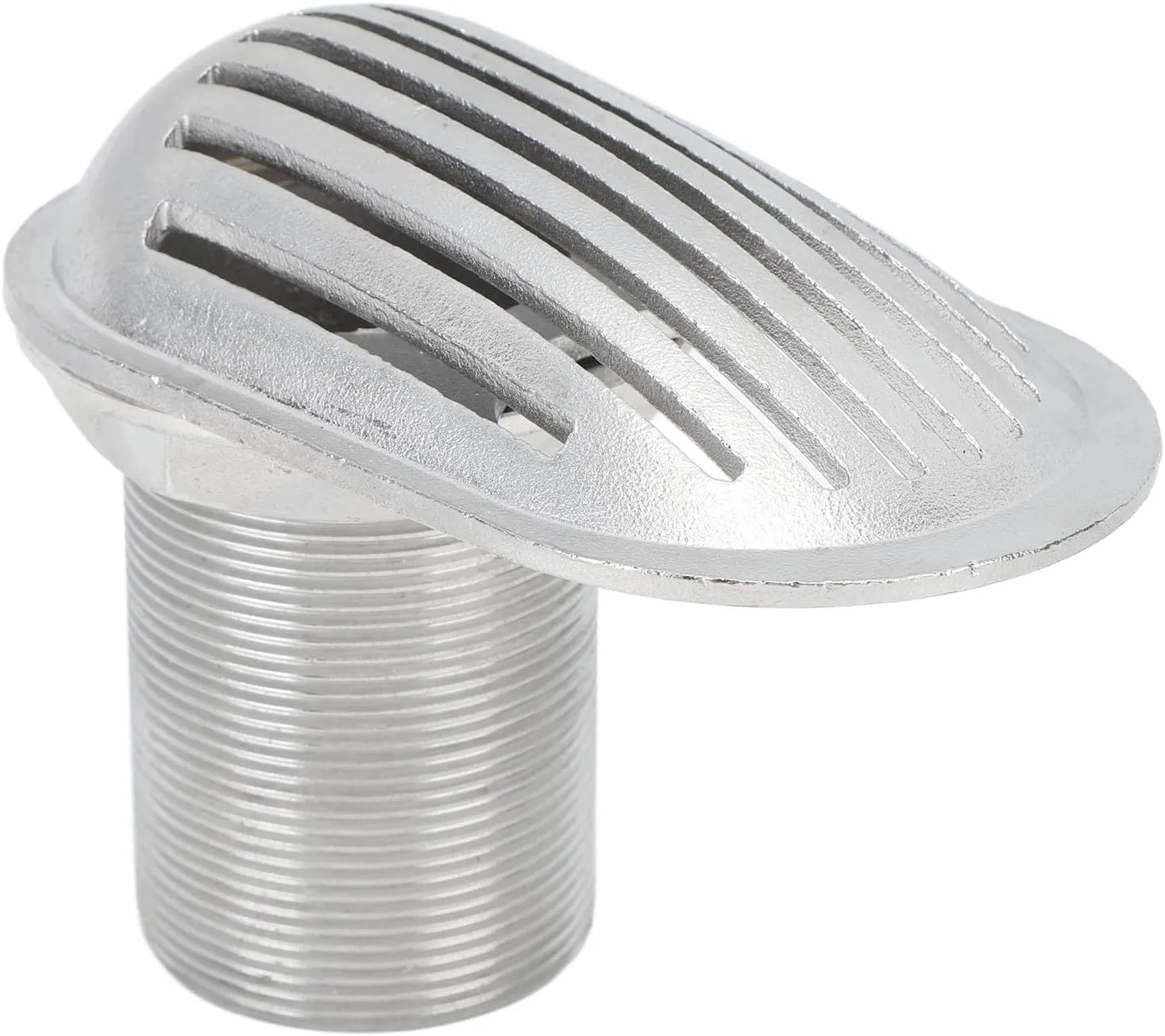 2in Marine Boat Intake Strainer, Embedded 316 Stainless Steel,Thru Hull Water Pickup Filter Scoop, Professional Yacht Kayak Supplies, Protect Pumps and Machinery