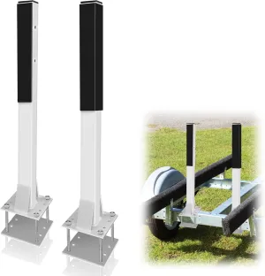 2PCS Boat Trailer Guides Poles Kits, Heavy Duty Boat Guides for Trailers, Boat Trailer Guide Poles, Pontoon Trailer Guide on for Safe Loading and Unloading of Ships