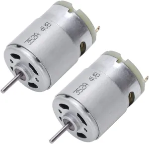2X RS380 DC 1.5 18V 30000RPM Micro Motor 38X28mm For RC Model Toys DIY, Silver| | -