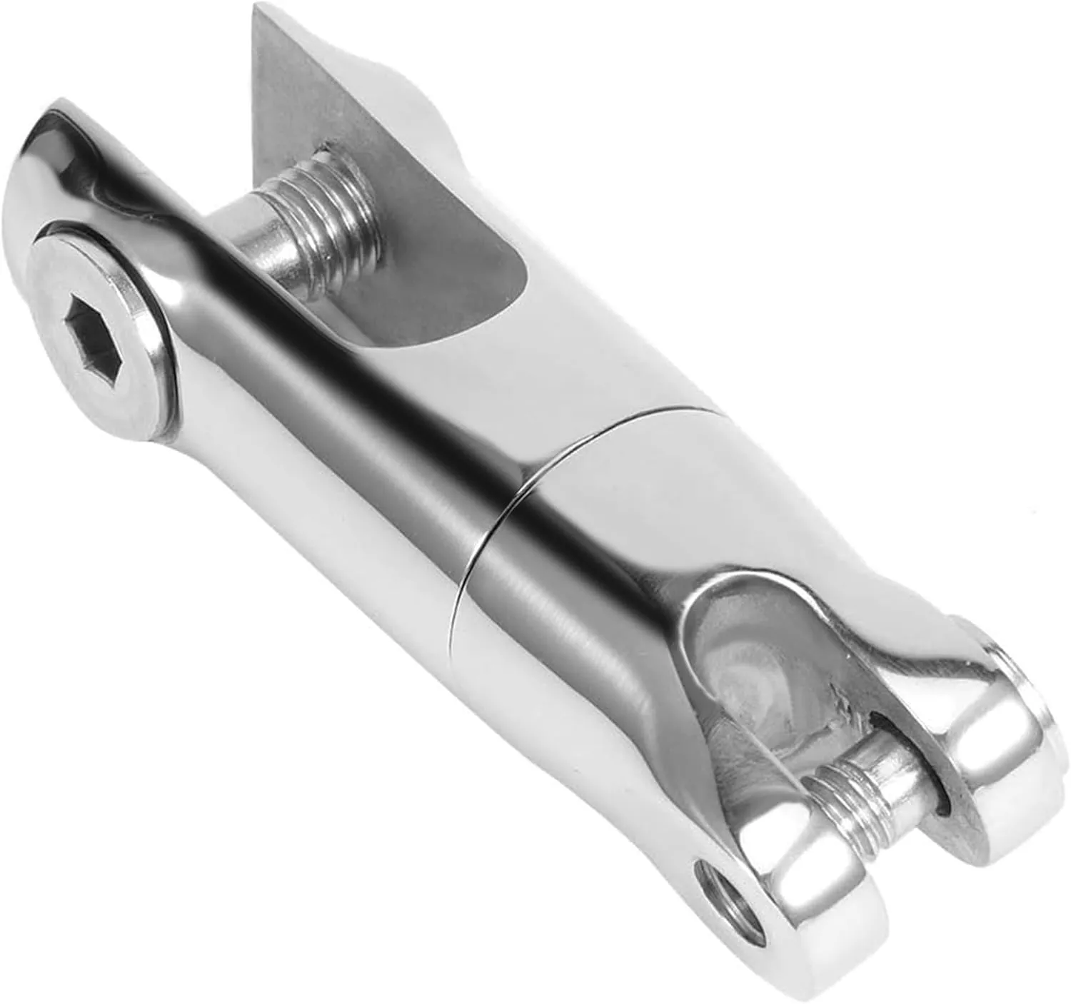 316 Stainless Steel Boat Anchor Swivel Connector 1/4 inch - 5/16 inch and 3/8 inch - 1/2 inch Two/Three Section Marine Grade Heavy Duty Anchor Chain Swivel