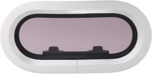 345 X 175mm Boat Porthole Window 180 Degree Internal Opening UV Blocking for Marine RV Yacht