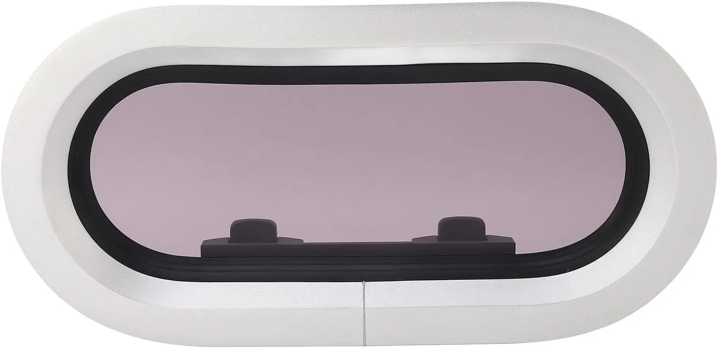 345 X 175mm Boat Porthole Window 180 Degree Internal Opening UV Blocking for Marine RV Yacht