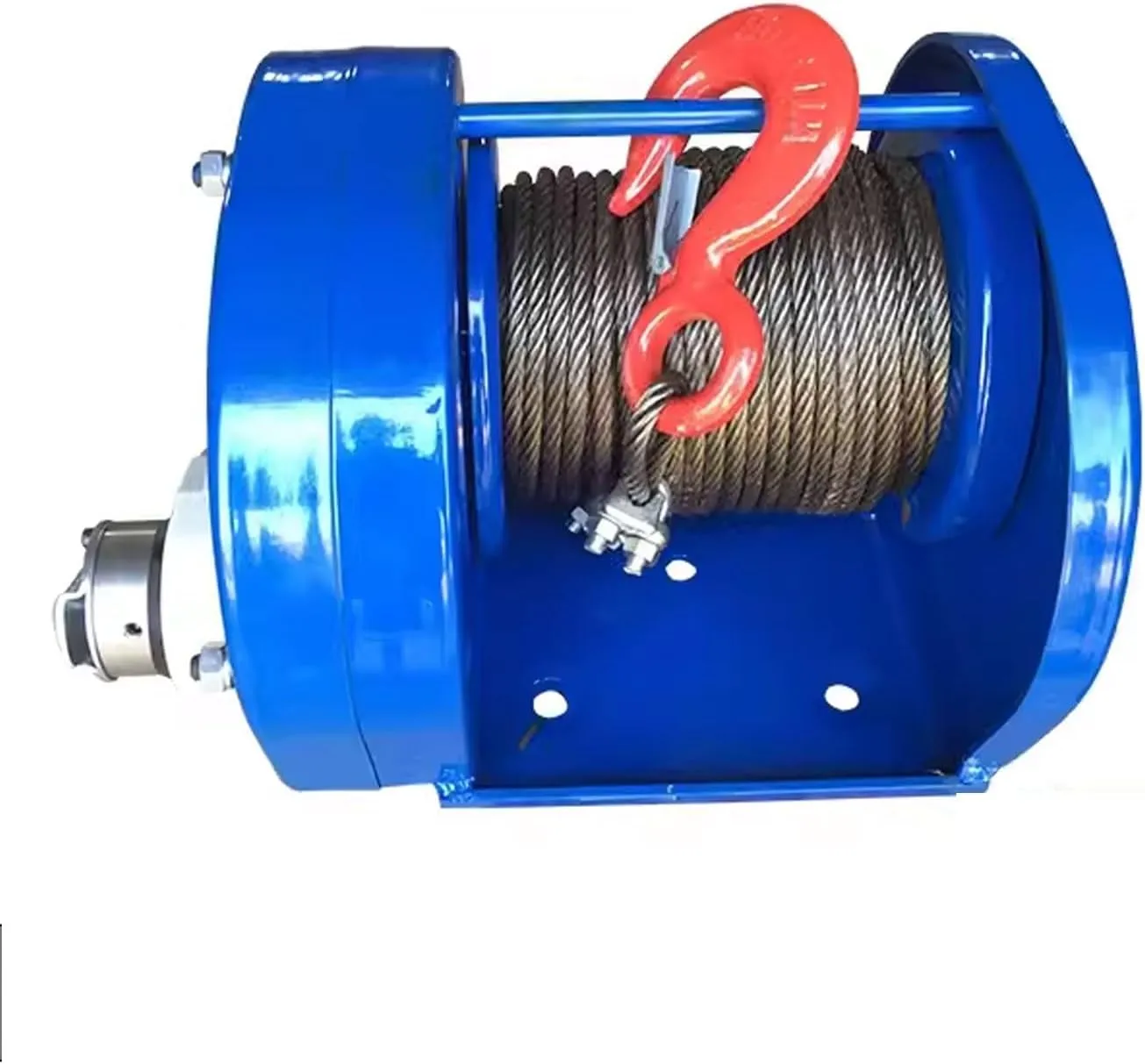 3T Heavy Duty Hand Crank Winch with Hook Hand Winch with Small Towing Pulling Winches,33/66/98/131FT Steel Cable Waterproof,for ATV UTV Trailer Boat Winch(Size:6600 lb(33ft Rope))