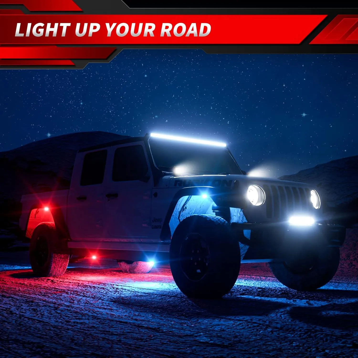 4WDKING LED Light Bar 40 inch IP68&IP69K Waterproof Dual Row Off Road Light Bar with DT Connector 240W Flood and Spot Combo Beam Work Light for Truck Cars ATV UTV Boat