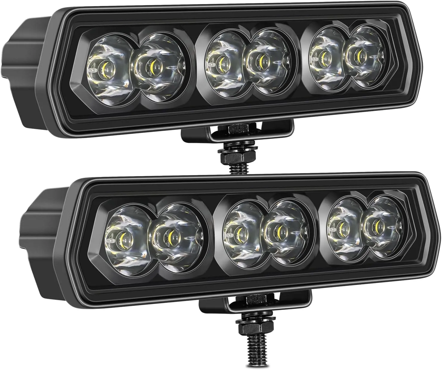 6 Inch CREE LED Light Bar Spot Pod Lights Offroad Auxiliary Work Lights Ditch LED Pods Waterproof Fog Light for Truck Wrangler F150 Toyota Motorcycle SUV UTV ATV