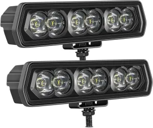 6 Inch CREE LED Light Bar Spot Pod Lights Offroad Auxiliary Work Lights Ditch LED Pods Waterproof Fog Light for Truck Wrangler F150 Toyota Motorcycle SUV UTV ATV