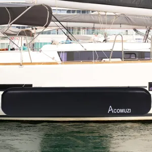 60"/120" Heavy-Duty Boat Bumpers for Docking, Thick Drop Stitch PVC Inflatable Boat Fenders for Docking, Large Dock Bumpers for Yacht Fishing Boat Pontoon Boat