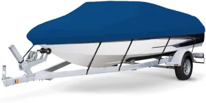 7.6 oz Solution Dyed Polyester Blue, Styled to FIT Boat Cover Compatible for STACER 619 Easy Rider 2008