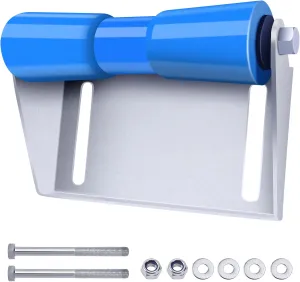 8inch/10inch/12inch Boat Trailer Rollers with Brackets Galvanized Steel Keel Roller Assembly Kit for Easy Water Launch