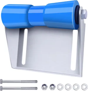 8inch/10inch/12inch Boat Trailer Rollers with Brackets Galvanized Steel Keel Roller Assembly Kit for Easy Water Launch