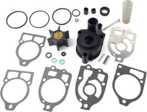 96148Q8 Water Pump Impeller Repair Kit for Mercury Mariner Outboards 75 80 90 100 110 115 135 140 150 200 225 HP V6 & Mercruiser Alpha One Gen 1 46-96148A8 96148T8 96148A5
