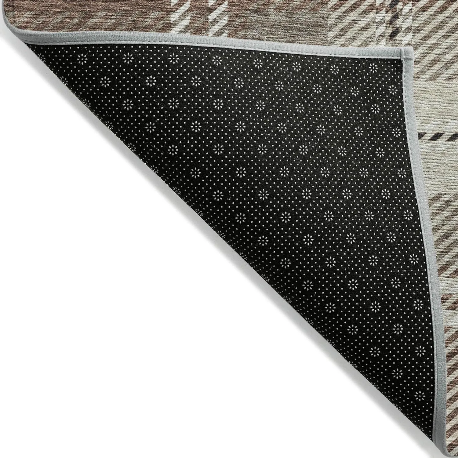 Addison Rugs Chantille ACN935 Brown 5' x 7'6" Indoor/Outdoor, Machine Washable, Easy Clean, Non Shedding, Bedroom, Living Room, Dining Room, Kitchen, Patio Rug