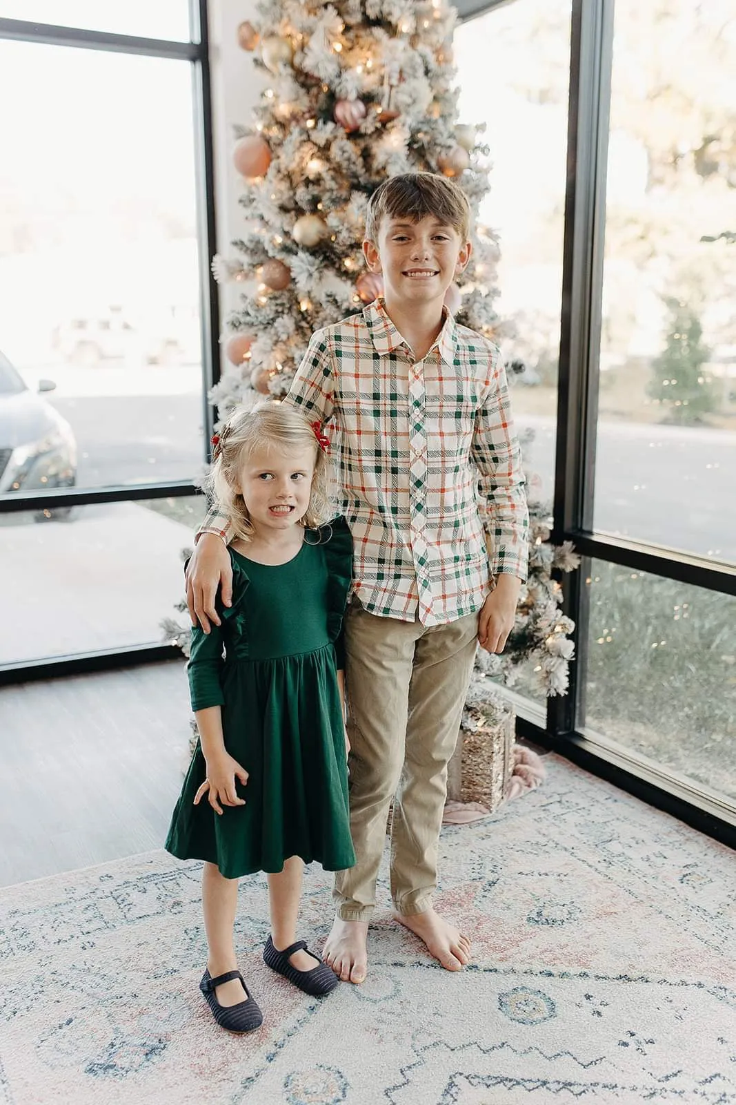 Adelisa Dress in Evergreen