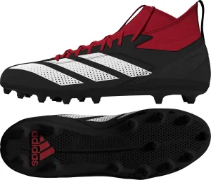 adidas Men's Adizero Impact.2 American Football Sneaker, Black/White/Team Power Red, 8.5