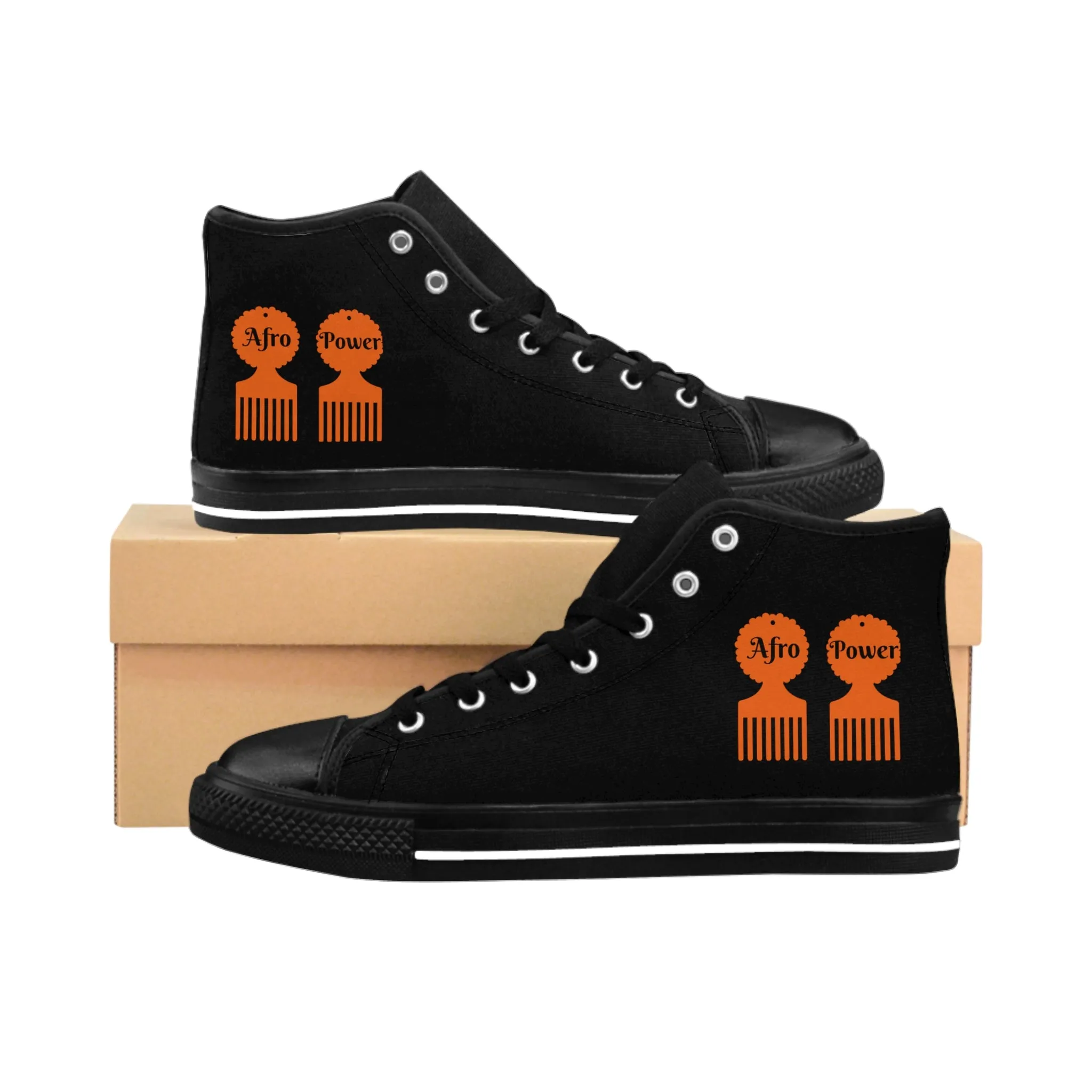 Afro Power Women's Classic Sneakers #AP1