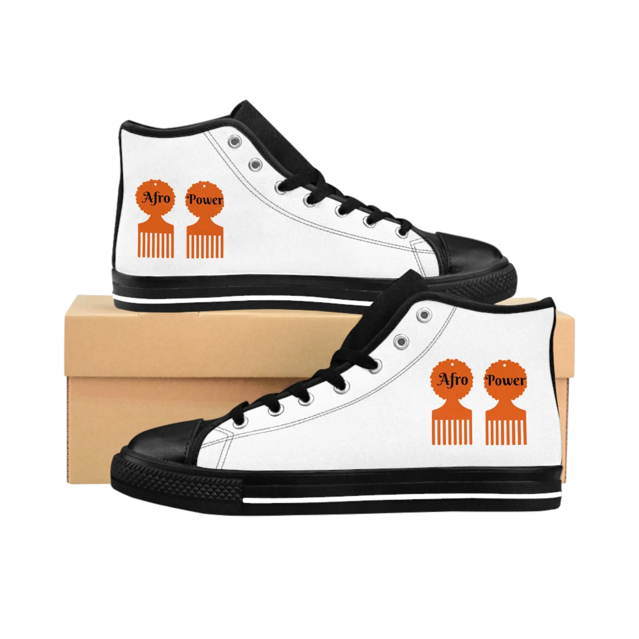 Afro Power Women's Classic Sneakers #AP1