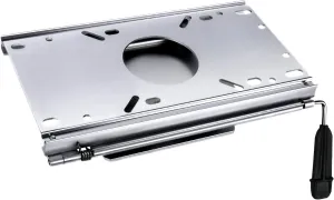 Aluminum Fore & AFT Boat Seat Slider,Fit 2 7/8-Inch Diameter Pedestal.