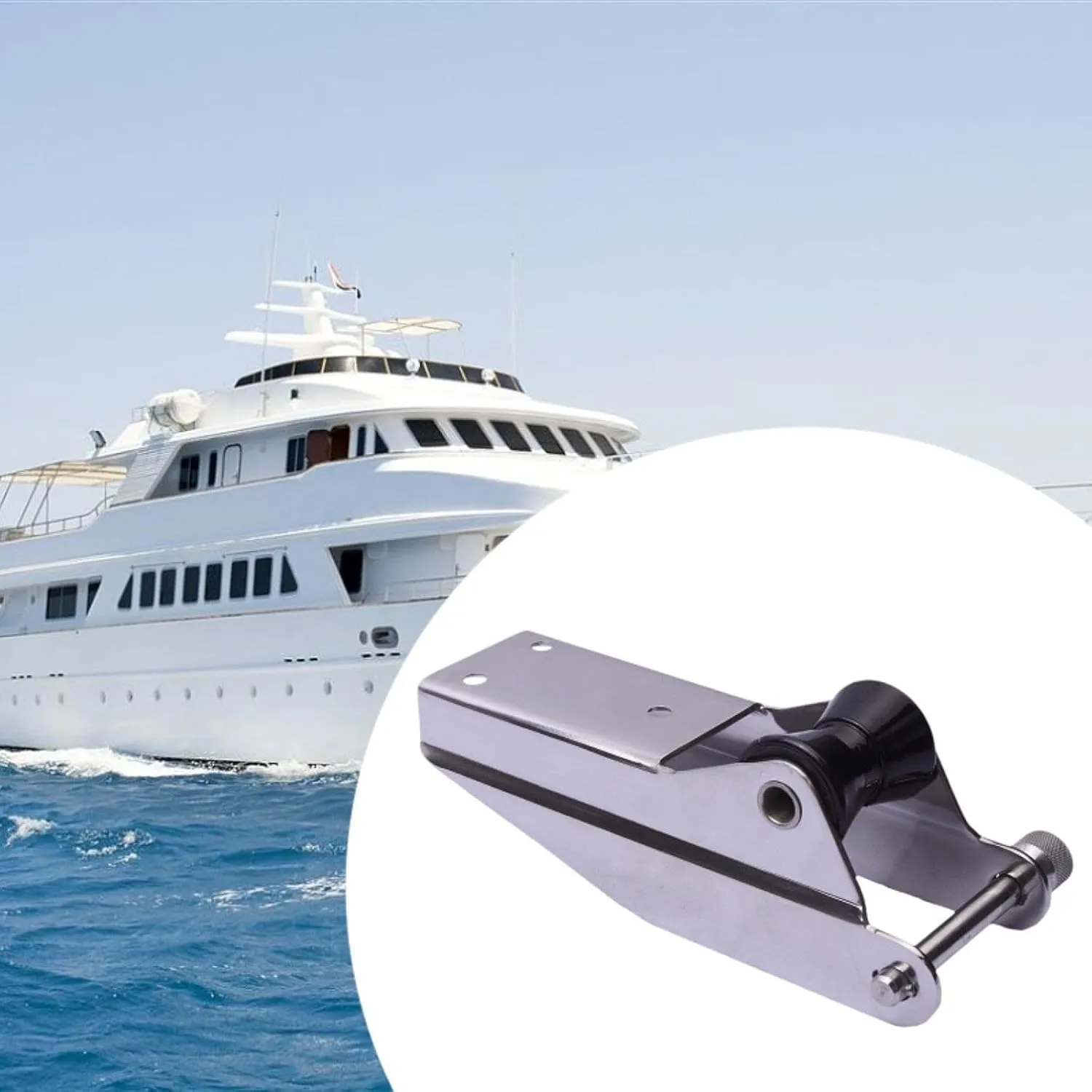 Anchor Roller Marine Hardware Boat Anchor Lifting Easy Installation Support Yacht Docking Accessories Stainless Steel