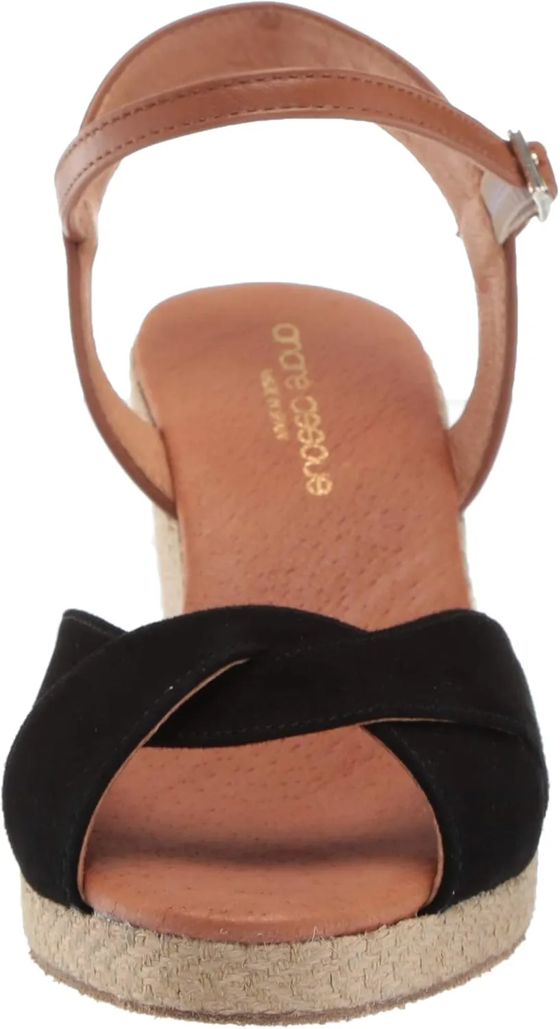 André Assous Women's Ellie Espadrille Wedge Sandal