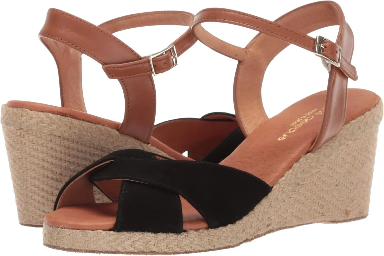 André Assous Women's Ellie Espadrille Wedge Sandal