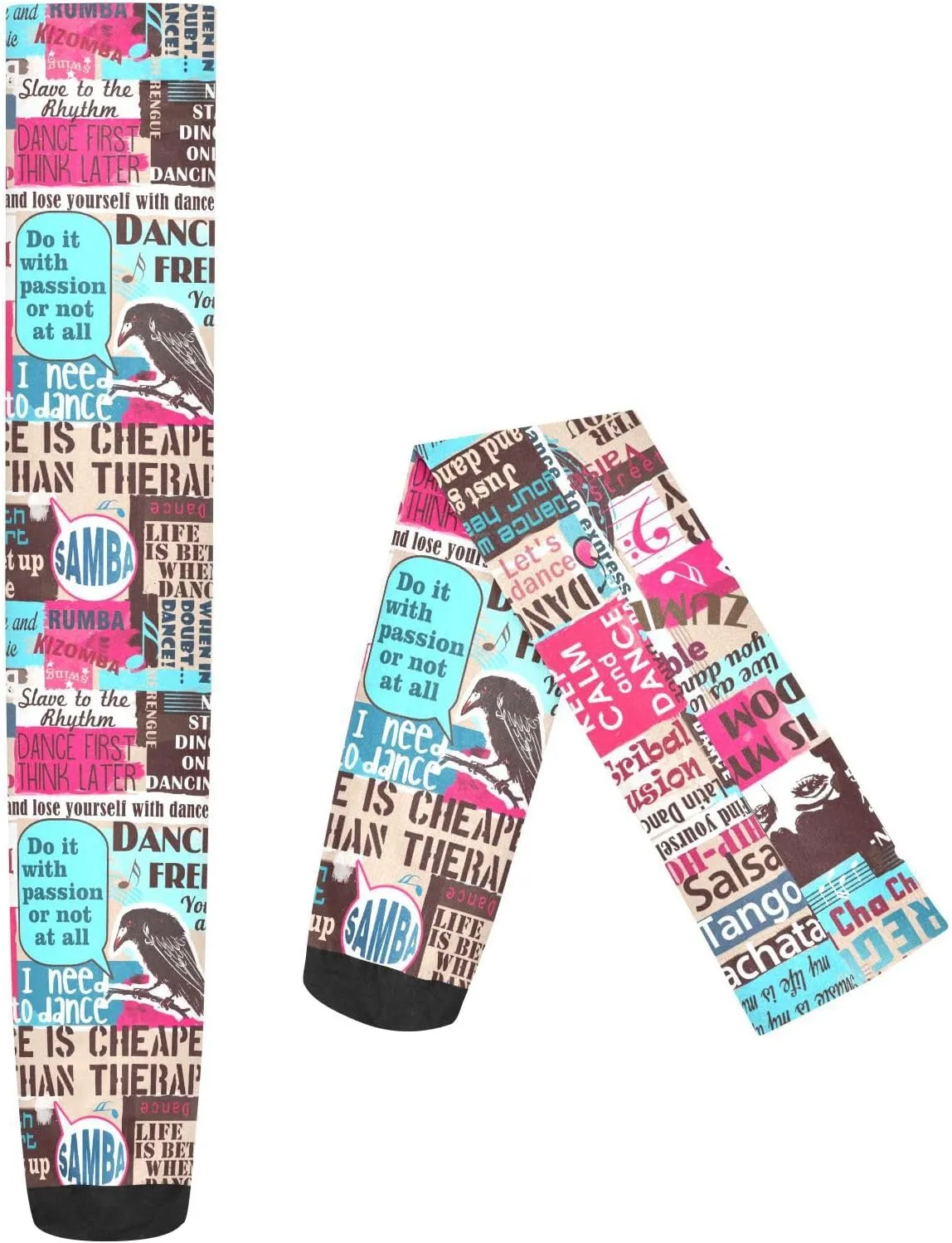 Ant with Leaf Women Thigh High Socks Warm Over the Knee Socks Long Knee High Boot Stockings Leg Warmer