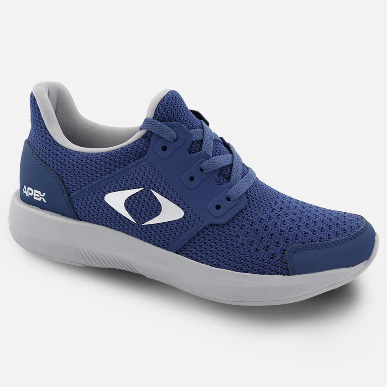 Apexfoot Men's Performance Athletic Sneaker - Navy - Wide (2E)
