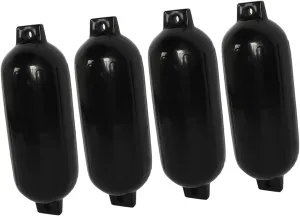 aqxreight Boat Bumpers Impact Rugged Black Buoy for Yachts Fishing Boats