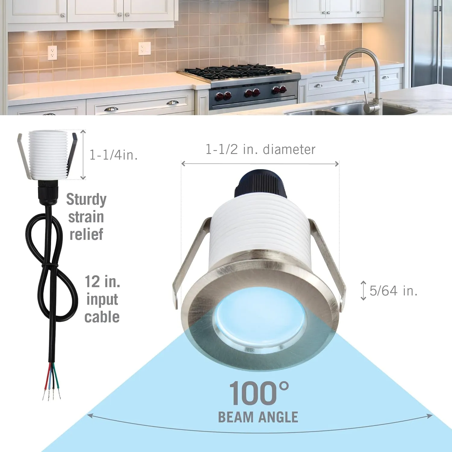 Armacost Lighting Recessed Multi-Color RGB LED Lights 241125 (Series 1)