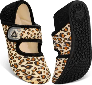ATHMILE House Slippers for Women Men Indoor Barefoot Slippers Socks Wide Diabetic Shoes Adjustable Soft Slip on House Slippers for Home Bedroom Travel