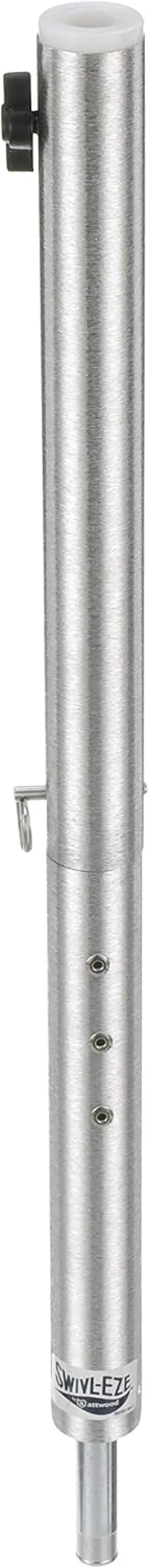 Attwood SP-2244-ADJ Lock’ N-Pin ¾-inch Pin Post, Manually Adjustable from 25-31 Inches, Non-Threaded, Steel Pin, Brushed Aluminum