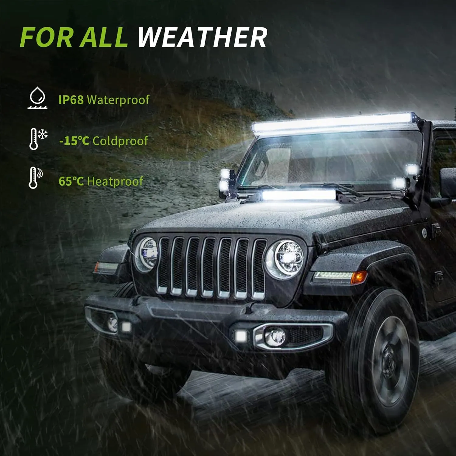 AUTOSAVER88 4PCS LED Pods Flood Flush Mount 5" 24W, 2400LM Off Road Fog Work Lights Compatible with Motorcycle, Dirt Bike, Trucks, UTV, Boats