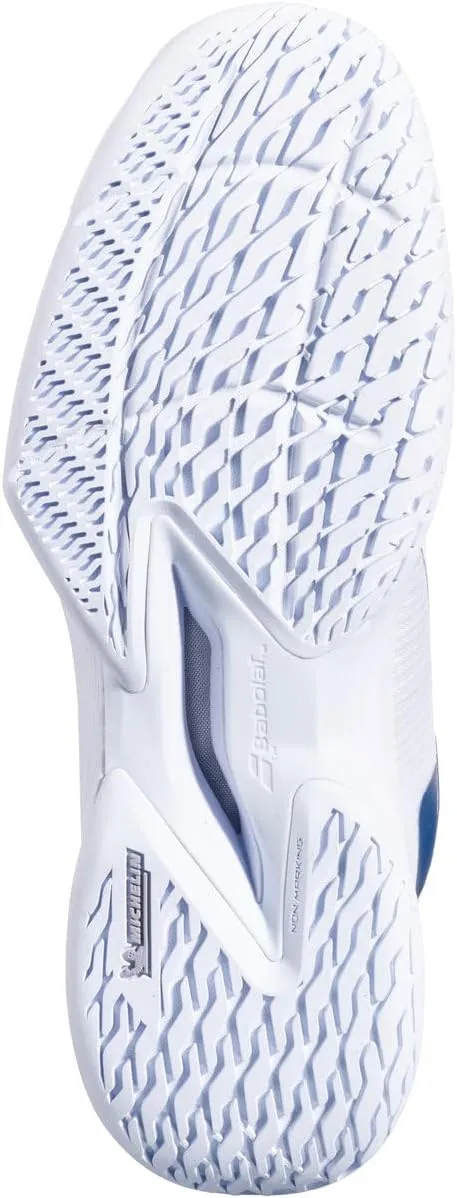 Babolat Men's Jet Tere 2 All Court Wimbledon Limited Edition Tennis Shoes (White/Blue Navy)