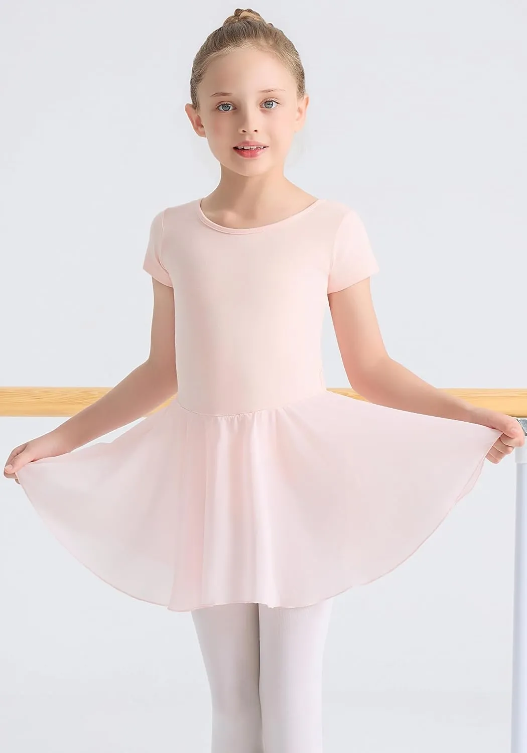 Ballet Leotards for Girls Ballet Dress for Toddler & Ballet Outfit with Criss-Cross Back, 2T-11Y