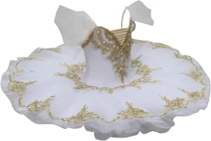 Ballet Leotards for Girls,Ruffle Sleeve Floral Print Swan Lake Dance Costumes,Hard Platter Tutu Dance Leotard
