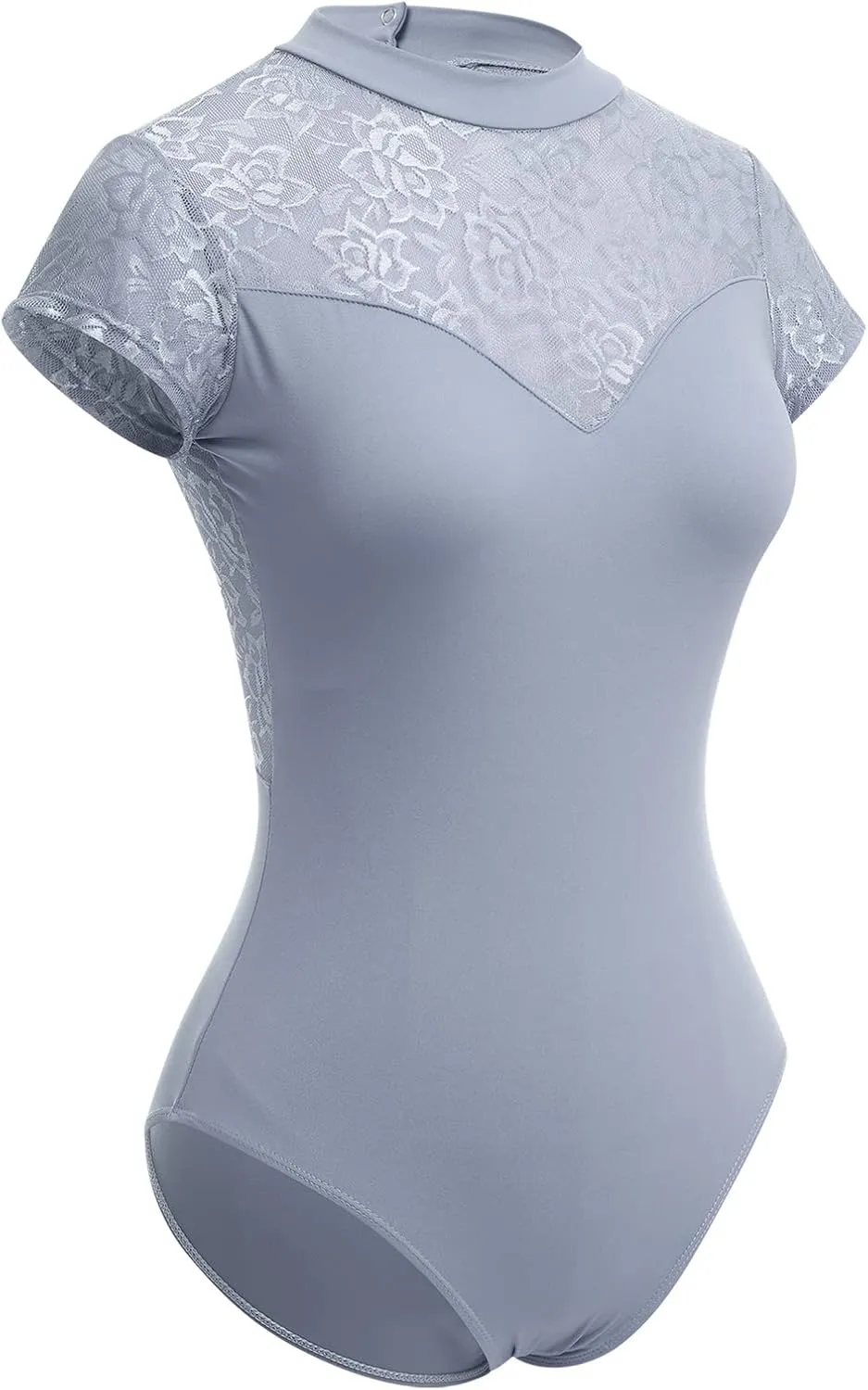 Ballet Leotards for Women Adult Butterfly Flower Print Backless Gymnastics Leotards with Bra Training Practices