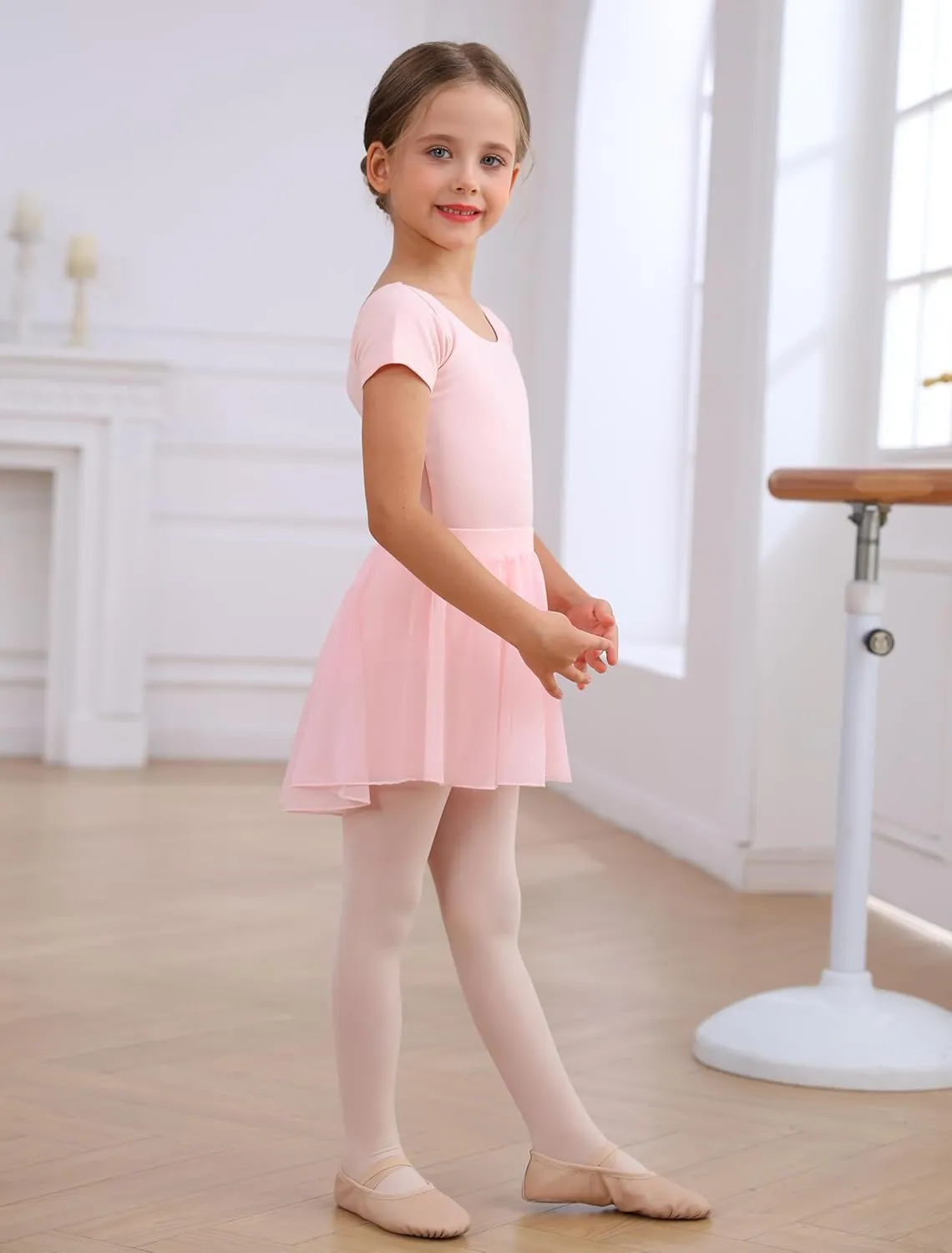 Ballet Leotards Skirt and Tights Combo for Girls Toddler Dance Classical Gymnastics Leotard Dresses Tutu