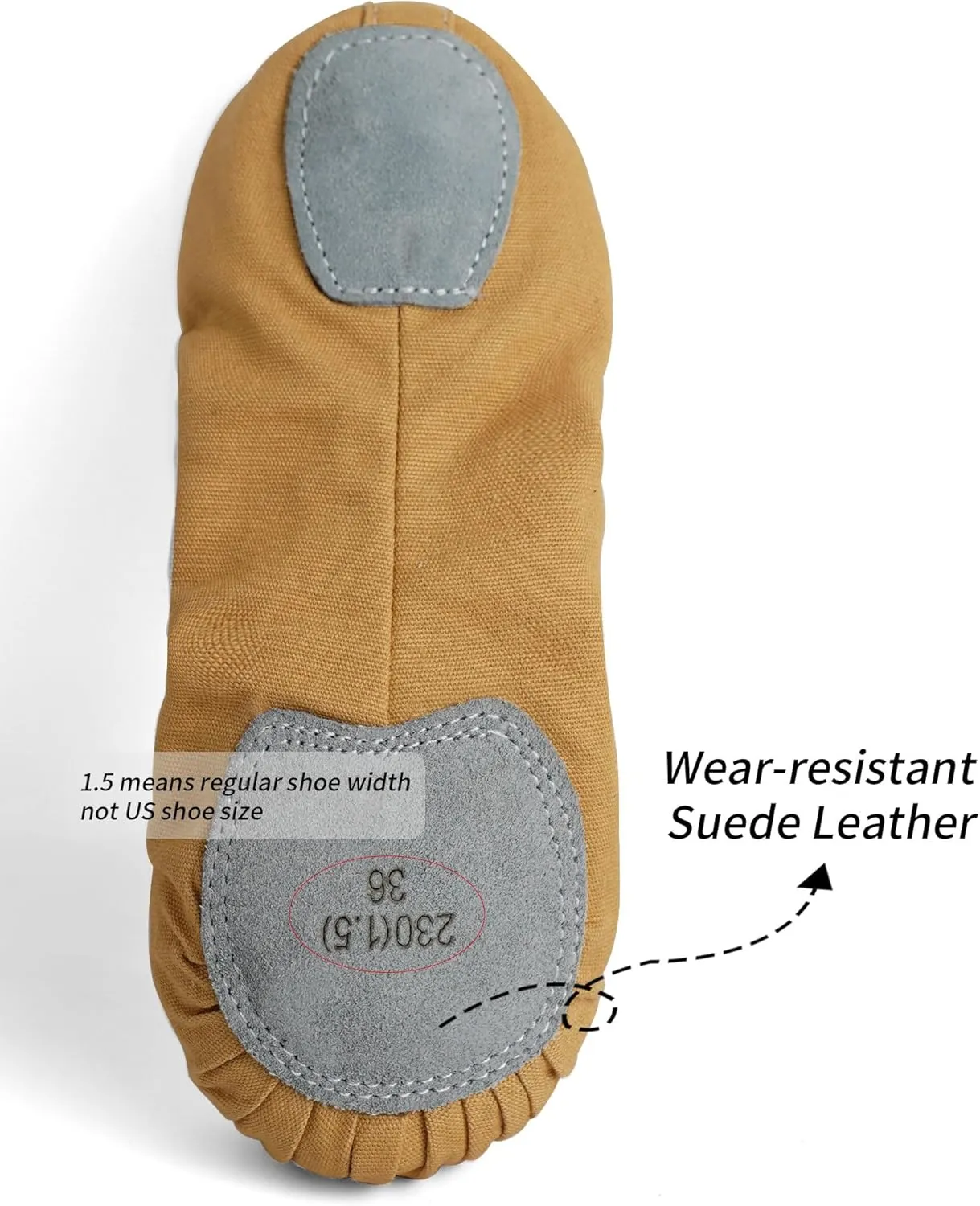 Ballet Shoes for Women, Women Ballet Slipper for Dance, Gymnastics