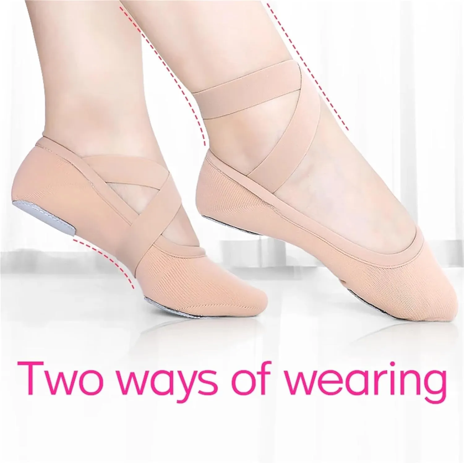 Ballet Shoes for Women Women Stretch Ballet Shoes Ballet Slippers Professional Elastic Ballet Dance Shoes Adult Women Yoga Gymnastics Dance Shoes(39)