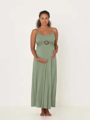 Bamboo Swing Maxi Dress - Eucalyptus