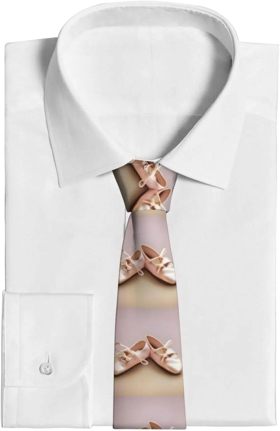 Banana Leaf Green Print Men'S Ties For Groom, Groomsmen Neckties Wedding Costume Accessories