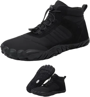 Barefoot Shoes Women Men, Winter Warm Comfortable Non-Slip Barefoot BootsWide Toe Box Winter Hiking Boots