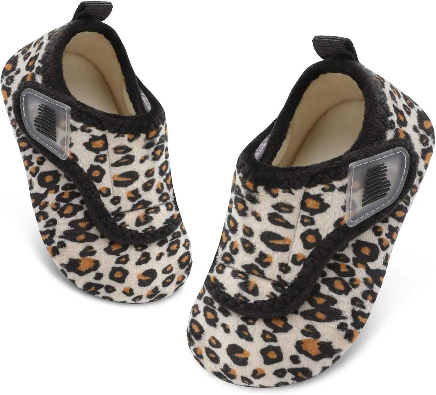 BARERUN Toddler Slippers Boys Girls House Shoes Warm Kids Slippers With Non-Slip Rubber Sole Fuzzy Cozy Walking Shoes Indoor/Outdoor