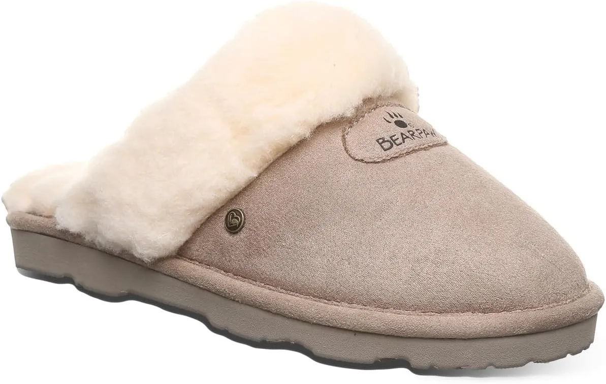 BEARPAW Women's Effie Vegan Slipper | Comfortable & Light-Weight Slippers