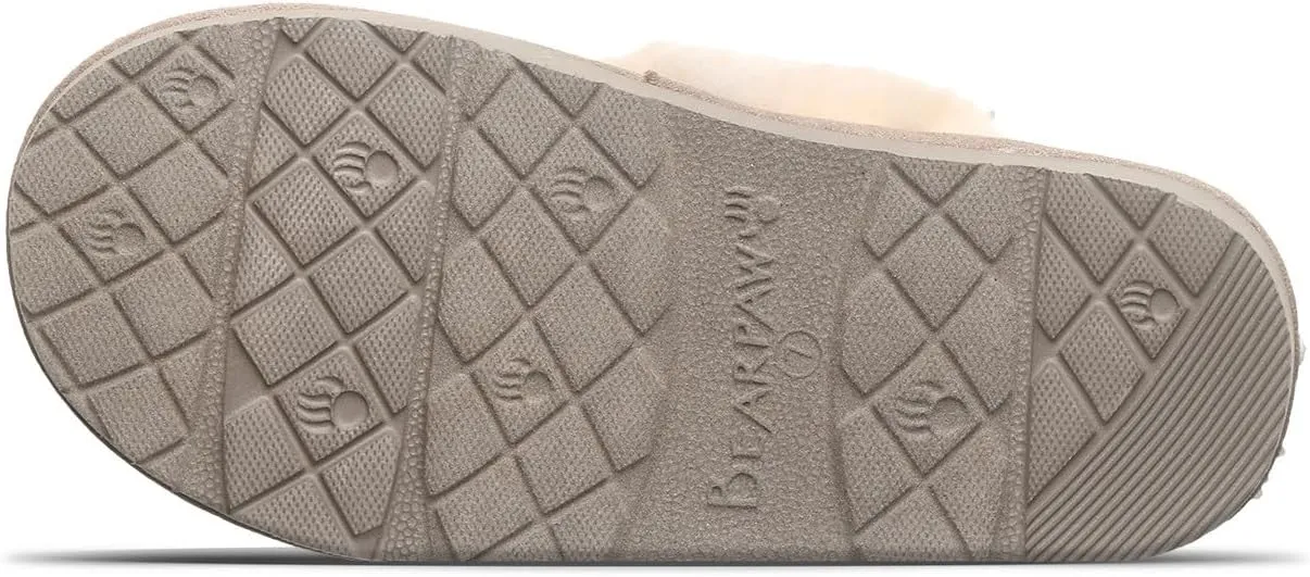 BEARPAW Women's Effie Vegan Slipper | Comfortable & Light-Weight Slippers