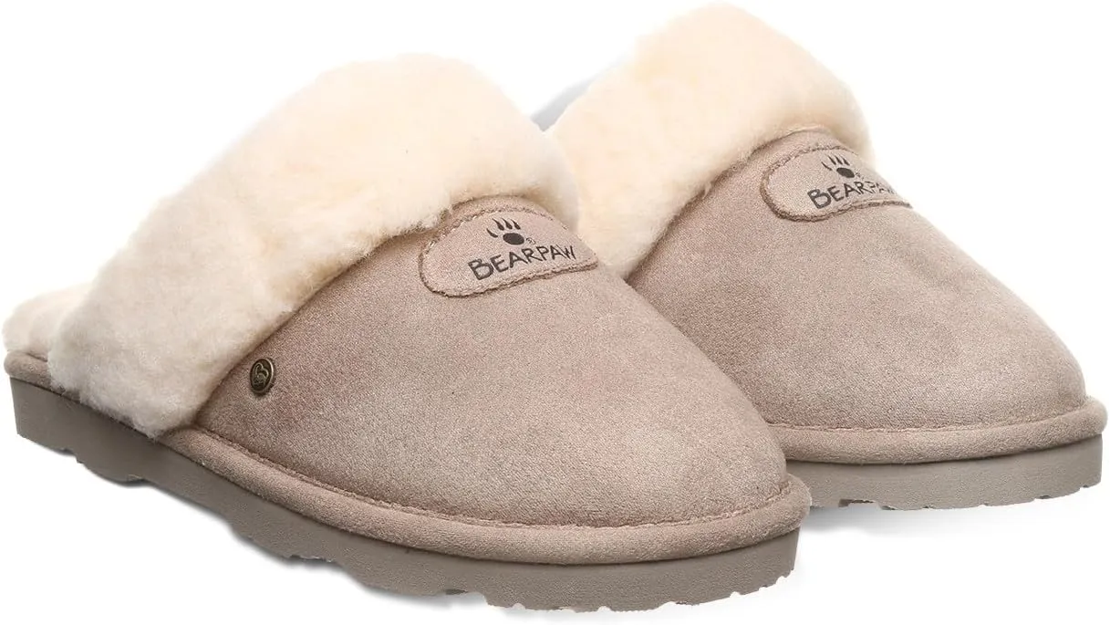 BEARPAW Women's Effie Vegan Slipper | Comfortable & Light-Weight Slippers