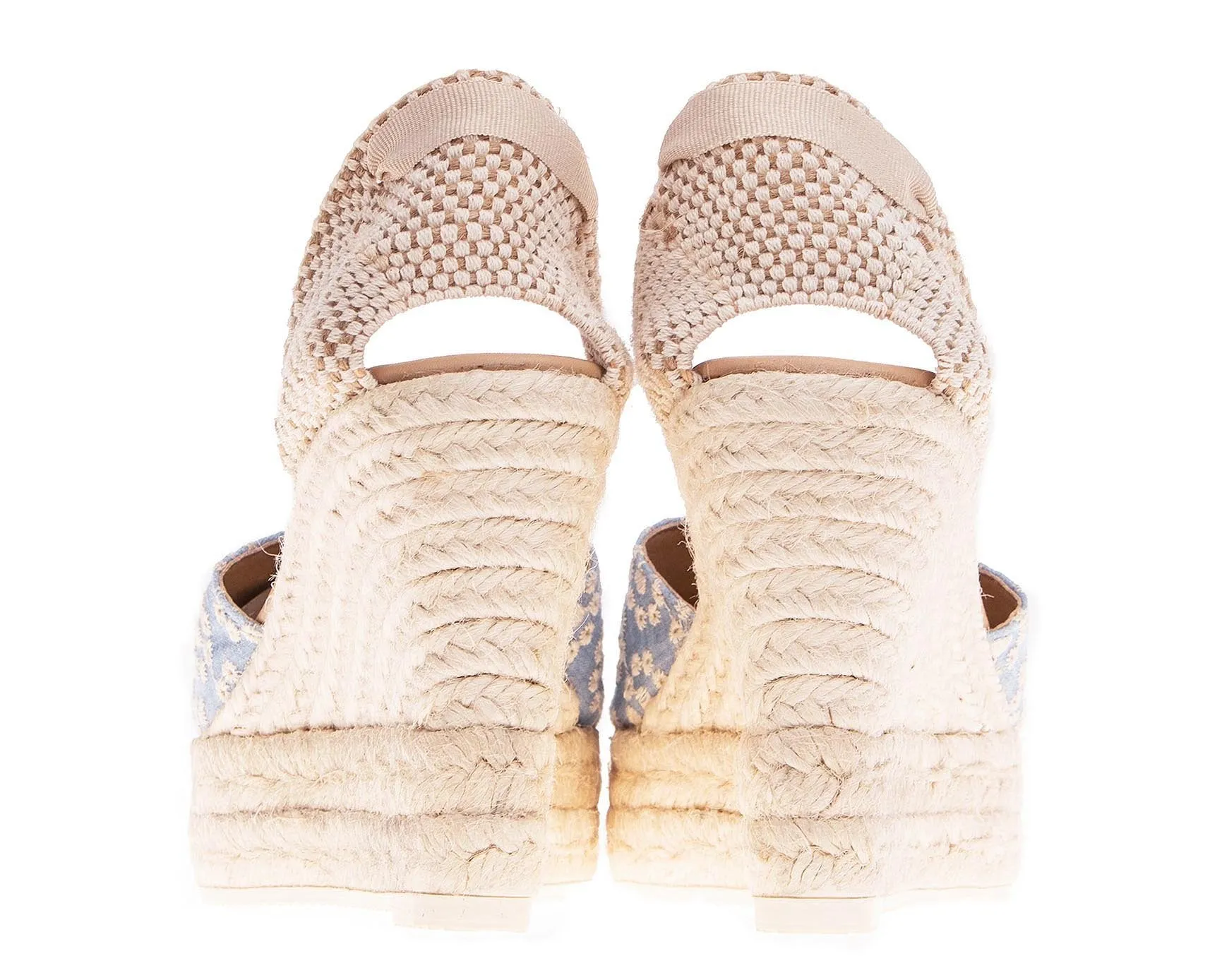 Beccaria x Luisa - Manebí Jeans & - Wedge Best-in-class Highly praised Sandals White